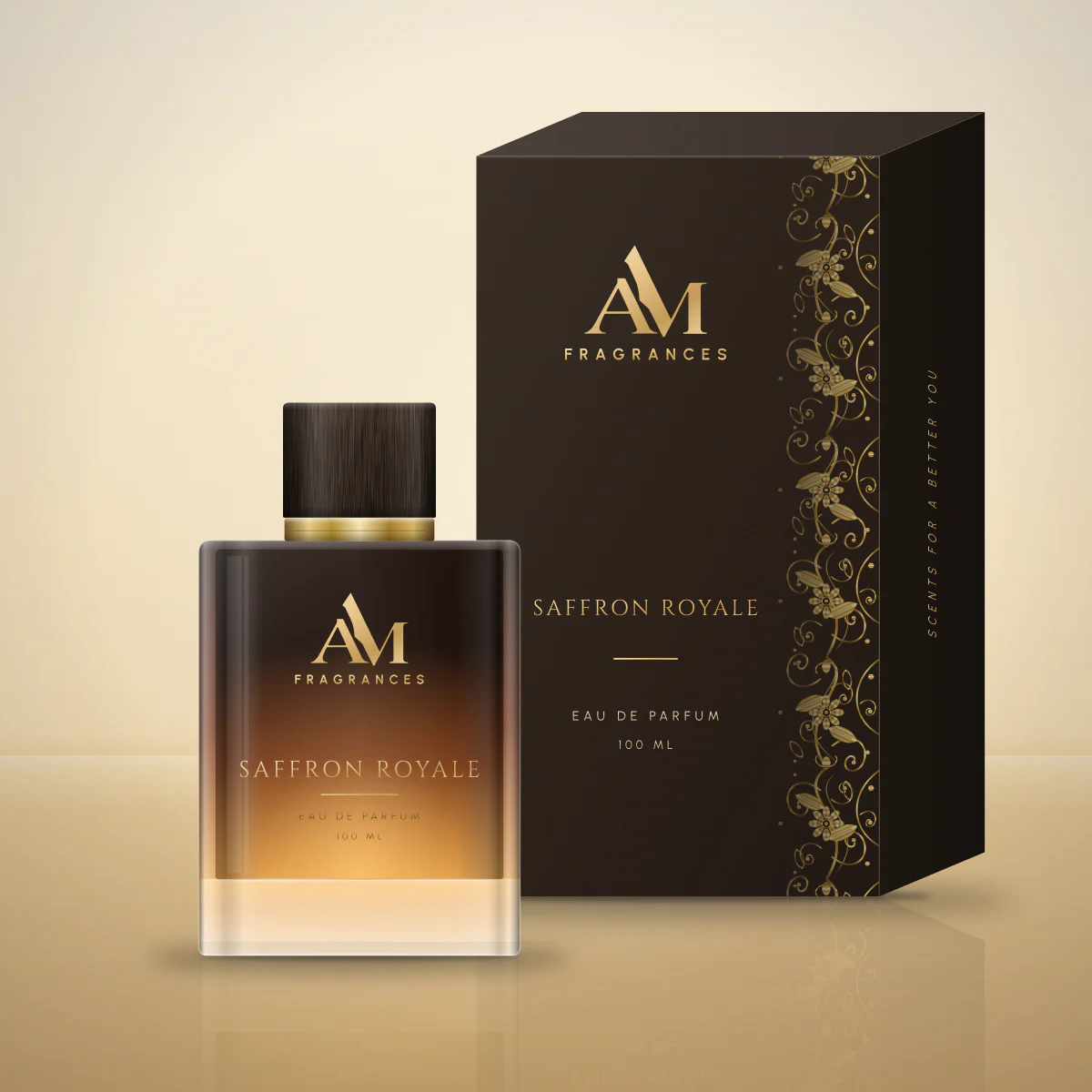 Saffron Royale with its gift box